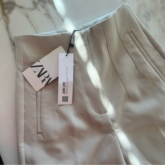 Zara cream ankle trouser - Picture 8 of 9